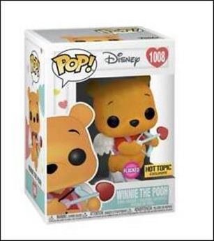 POP! Disney figure 1008 Valentine's  Day Winnie the Pooh (Flocked)