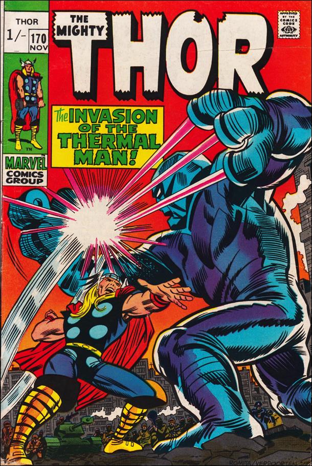 Thor (1966) issue 170-B UK Price Cover