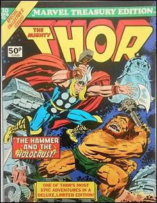 Marvel Treasury Edition issue 10-B UK Price Cover