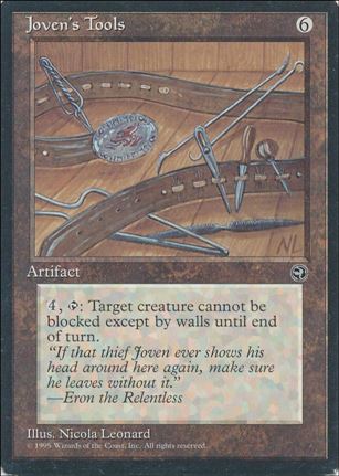 Magic the Gathering: Homelands (Base Set) card 108 Joven's Tools
