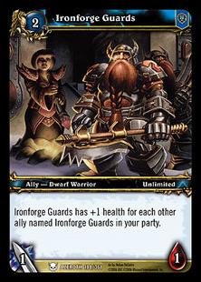 World of Warcraft: Heroes of Azeroth (Base Set) card 188 Ironforge Guards