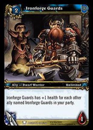 World of Warcraft: Heroes of Azeroth (Base Set) card 188 Ironforge Guards