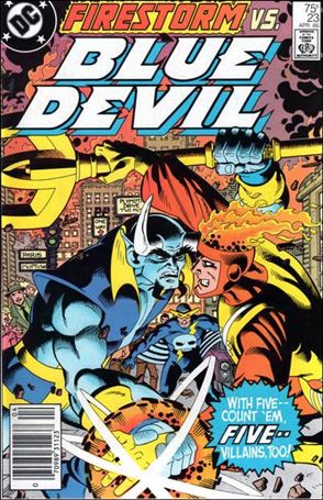 Blue Devil issue 23-B Newsstand Cover