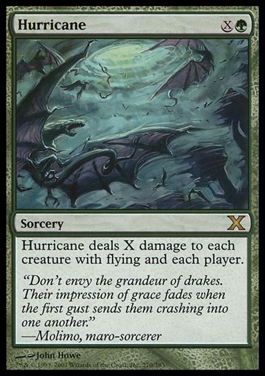 Magic the Gathering: 10th Edition (Base Set) card 270 Hurricane