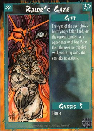 Rage Limited (Base Set) card 15 Balor's Gaze