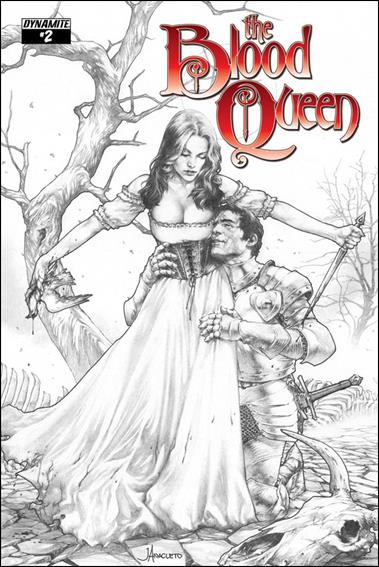 Blood Queen issue 2-D Jay Anacleto 1:25 Black and White Cover