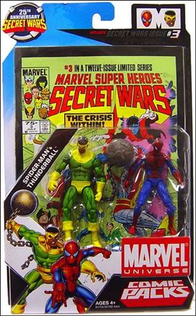Marvel Universe: Secret Wars (Comic-Packs) figure 3 Spider-Man and Thunderball