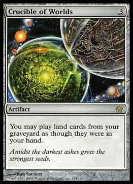 Magic the Gathering: Fifth Dawn (Base Set) card 114 Crucible of Worlds