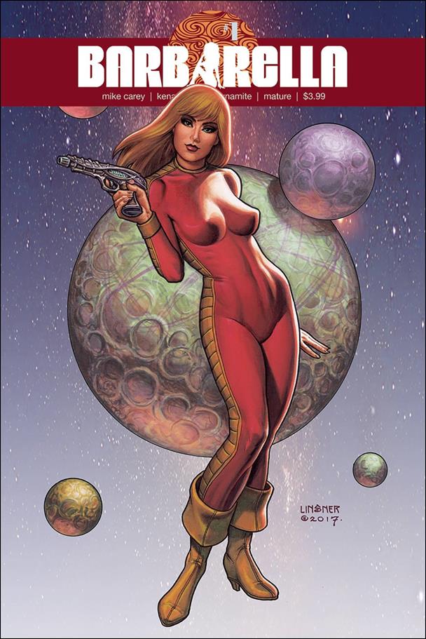 Barbarella (2017) issue 1-C Joseph Michael Linsner Cover