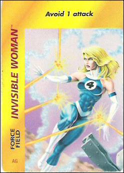 Marvel OverPower (Base Set) card nn121 Invisible Woman: Force Field