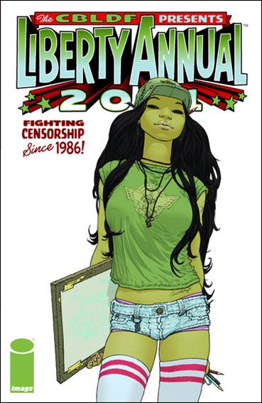 CBLDF Presents Liberty Annual issue 2011-C Frank Quitely Cover