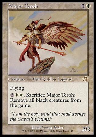 Magic the Gathering: Torment (Base Set) card 8 Major Teroh