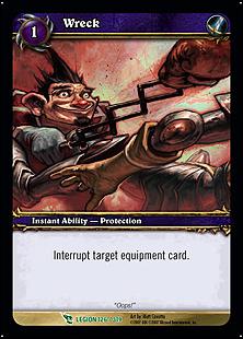 World of Warcraft: March of the Legion (Base Set) card 126 Wreck