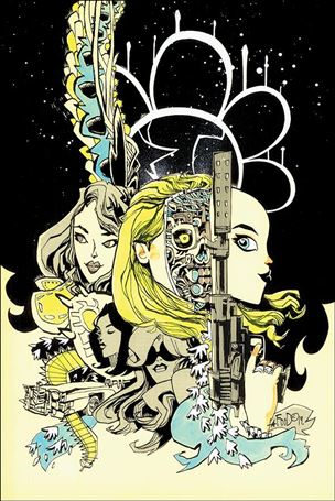 Charlie's Angels vs The Bionic Woman issue 2-E Jim Mahfood 1:30 Virgin Cover