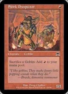 Magic the Gathering: Onslaught (Base Set) card 230 Skirk Prospector