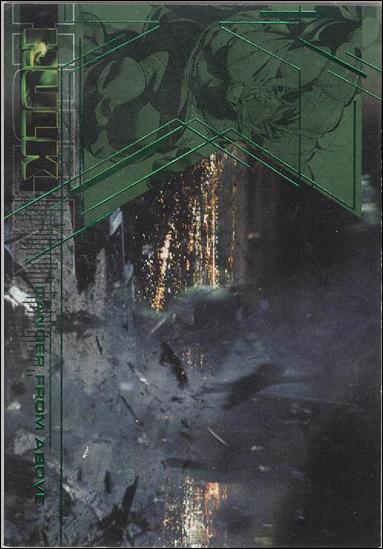 Hulk Film and Comic Cards (Base Set) card 1 Danger from Above