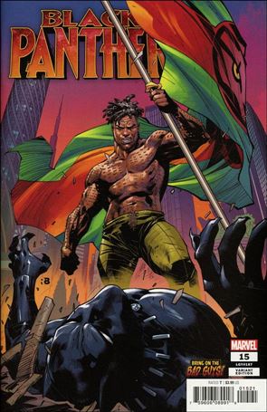 Black Panther (2018) issue 15-B Ryan Benjamin Bring on the Bad Guys Cover