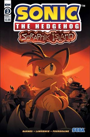 Sonic the Hedgehog: Scrapnik Island issue 3 Nathalie Fourdraine Cover