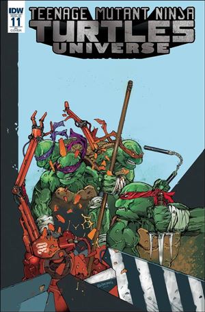 Teenage Mutant Ninja Turtles Universe issue 11-C Yacine Elghorri 1:10 Cover