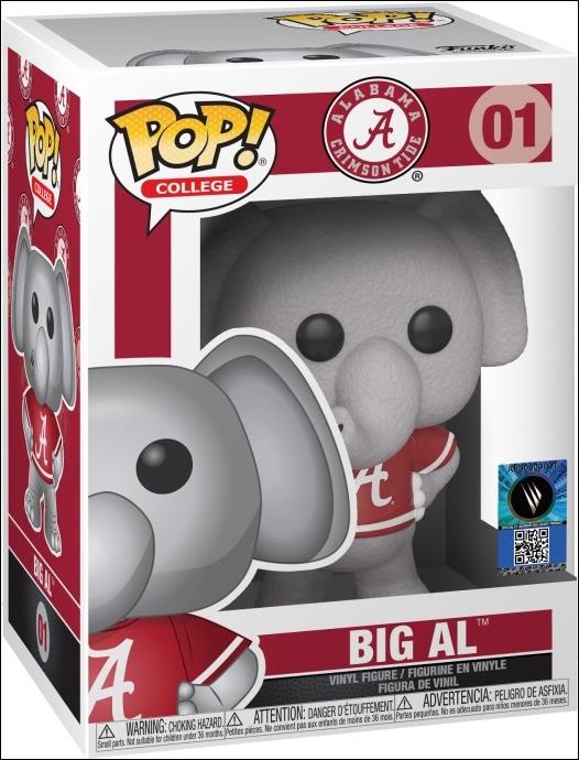 POP! College figure 1 Big Al - Alabama Crimson Tide