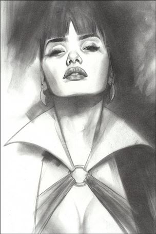 Vengeance of Vampirella (2019) issue 10-L Ben Oliver 1:30 Black & White Cover