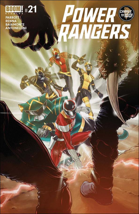 Power Rangers issue 21 Guillaume Martinez Cover