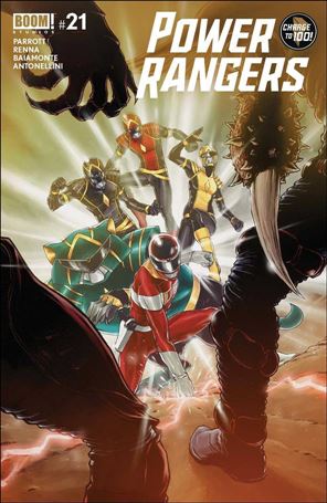 Power Rangers issue 21 Guillaume Martinez Cover