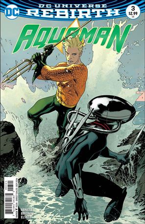 Aquaman (2016) issue 3-B Joshua Middleton Cover