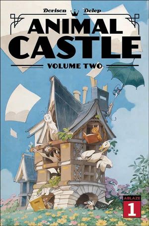 Animal Castle Vol. 2 issue 1-B Felix Delep Animal Library Cover