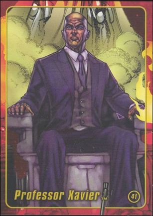 Marvel Heroes Figure Factory: Series 2 (Base Set) card 41 Professor Xavier