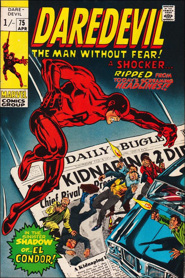 Daredevil (1964) issue 75-B UK Price Cover