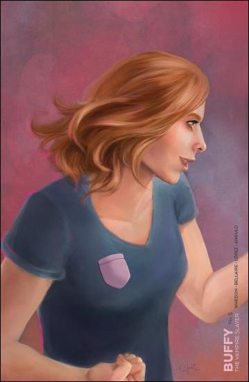 Buffy the Vampire Slayer (2019) issue 5-E Kaiti Infante "Slayer" Cover