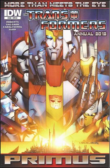 Transformers: More Than Meets the Eye Annual issue 2012-B Alex Milne Cover