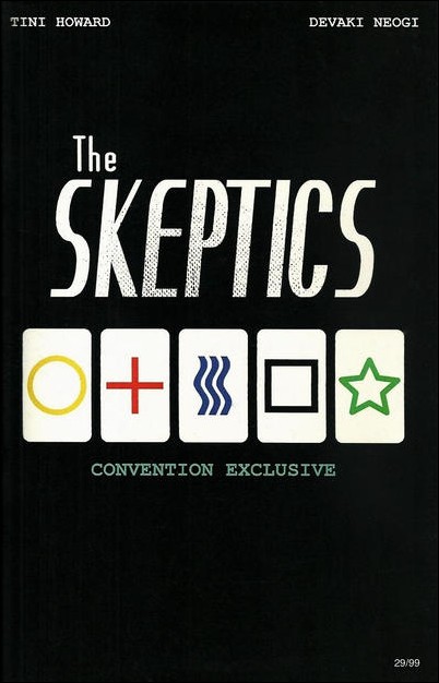 Skeptics issue 1-F Devaki Neogi "Symbols" NYCC Cover 1/99