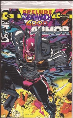 Armor (1993) issue 1 Polybagged Wraparound Foil Cover