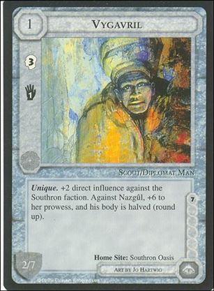 Middle-Earth: The Wizards (Base Set) card 456 Vygavril