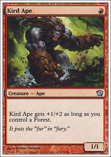 Magic the Gathering: 9th Edition (Base Set) card 199 Kird Ape