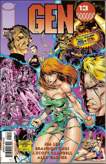 Gen13 (1994) issue 1-D 3-D Edition - First Printing Cover