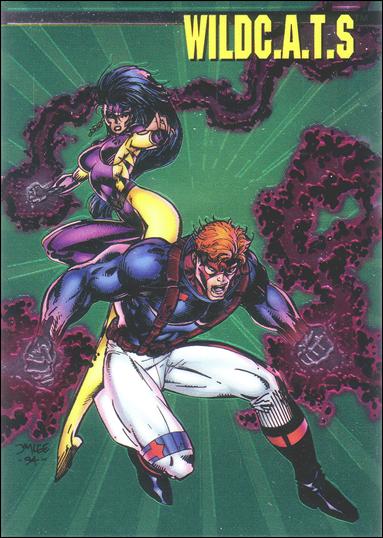 WildStorm: Set 1 (Promo) card PR1 WildC.A.T.s (silver stripe)