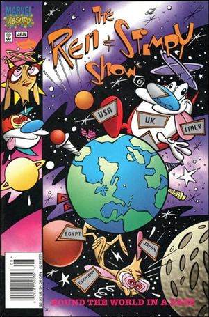 Ren & Stimpy Show Special: Around the World in a Daze issue 1-B Newsstand Edition