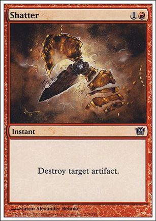 Magic the Gathering: 9th Edition (Base Set) card 218 Shatter