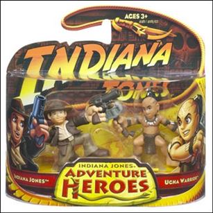Indiana Jones: Adventure Heroes figure 8 Indiana Jones (kneeling) and Ugha Warrior
