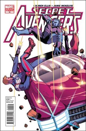 Secret Avengers (2010) issue 16-B Jamie McKelvie 1:15 Cover
