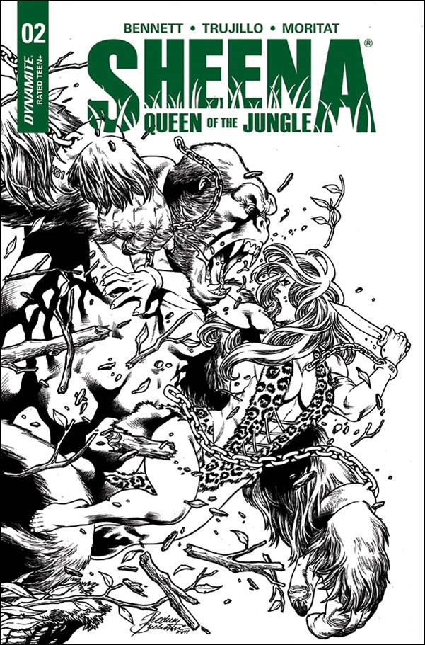 Sheena: Queen of the Jungle (2017) issue 2-F Rodney Buchemi B&W Cover