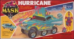 M.A.S.K.  (Vehicle and Figure Sets) figure 12 Hurricane (w/ Hondo MacLean)