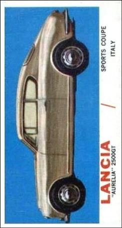 Sports Cars (1961) (Base Set) card 57 Lancia 