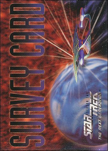 Star Trek: The Next Generation - The Episode Collection Season Two (Survey Card Subset) card nn Season 2 Survey Card