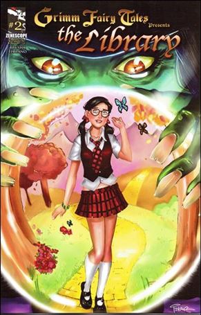 Grimm Fairy Tales Presents The Library issue 2 Joe Pekar Cover