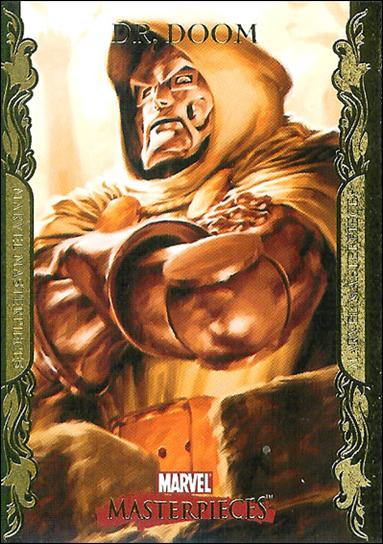2007 Marvel Masterpieces (Parallel Gold Border Base Set) card 23 Dr. Doom