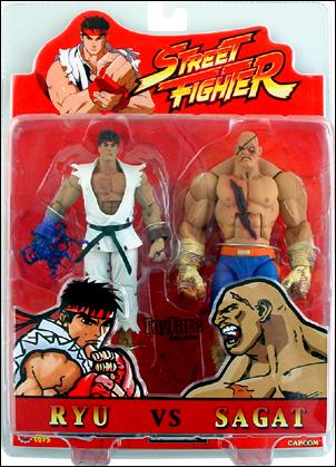 Street Fighter (Round 4) 2-Packs figure 2 Ryu vs Sagat (Bloody)